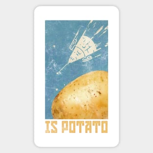 Is Potato - Retro Design Sticker